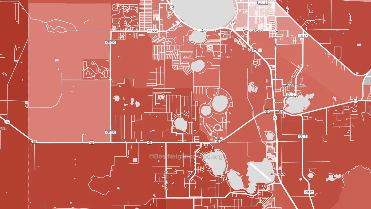 33875, FL block-group political-lean map