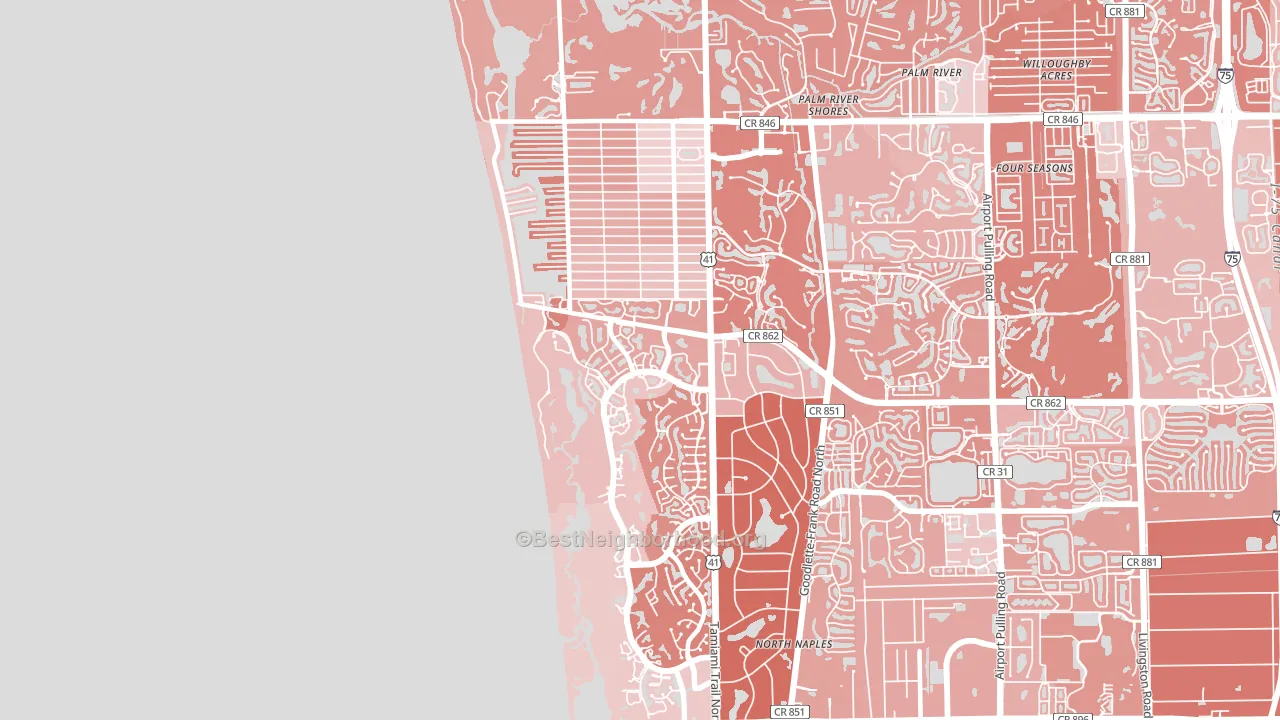 34108, FL block-group political-lean map