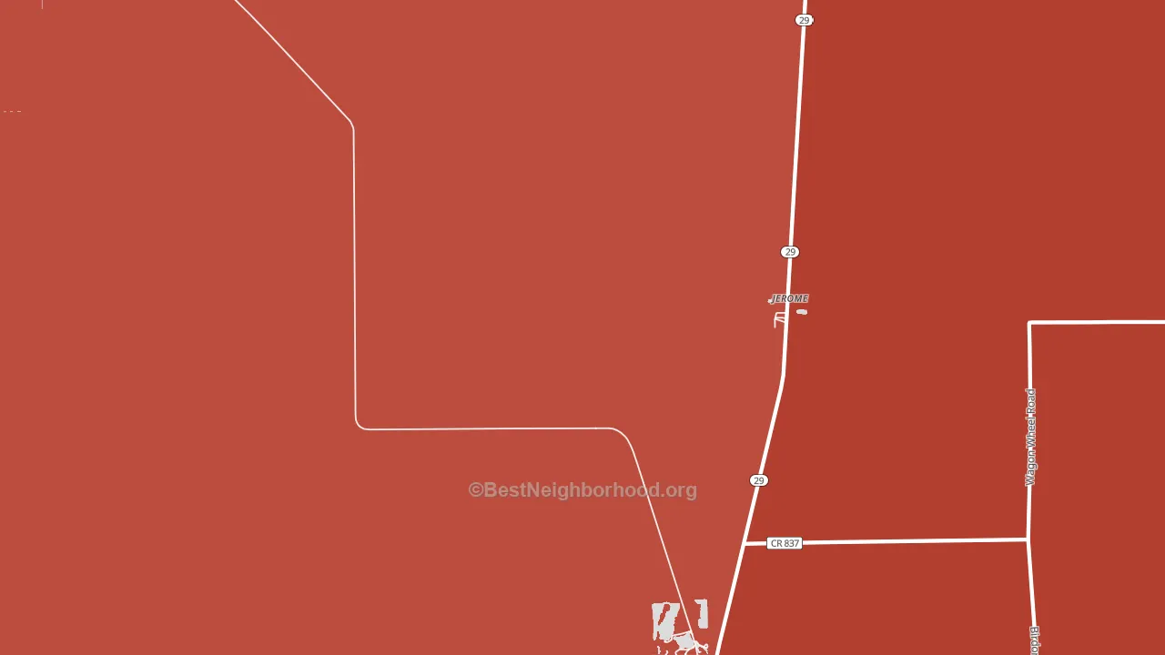 34137, FL block-group political-lean map