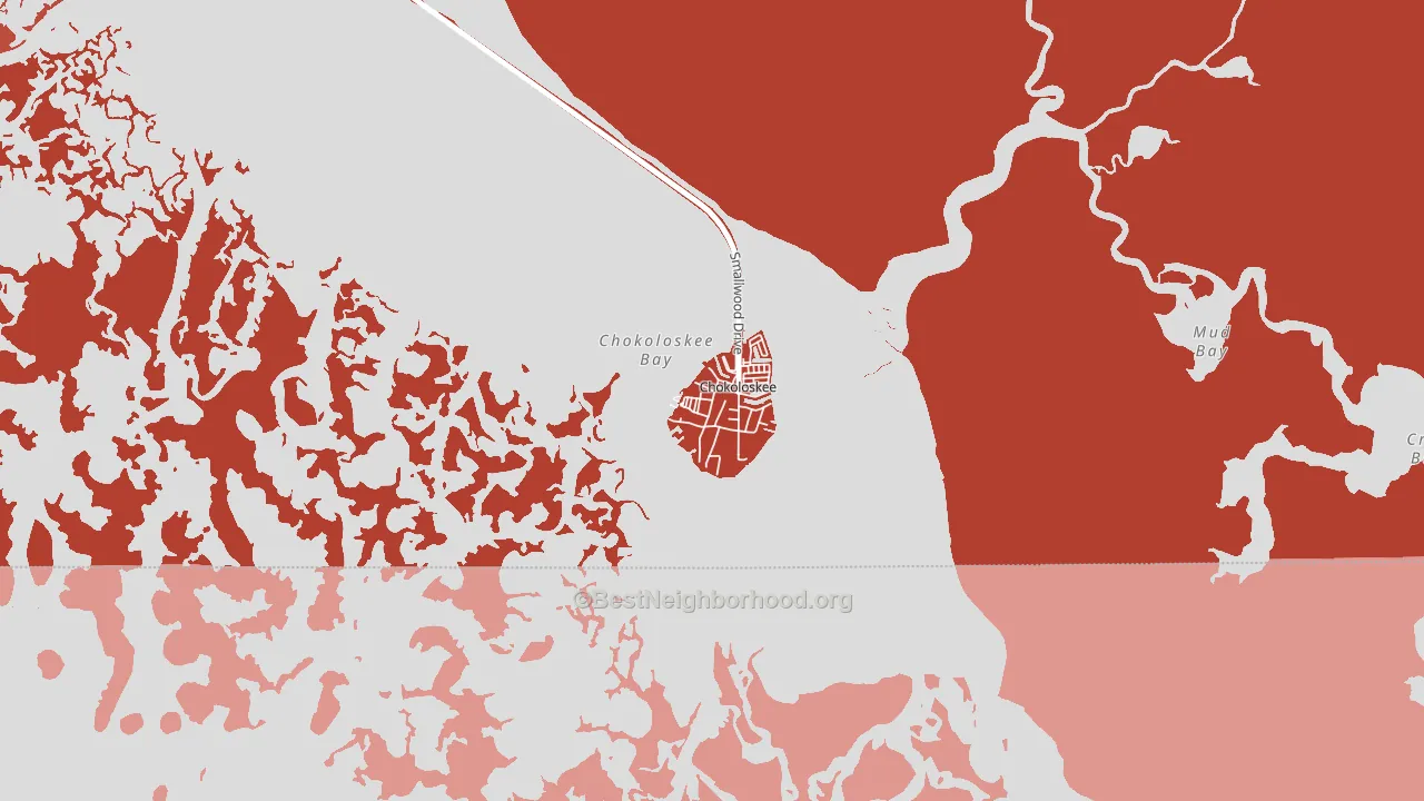 34138, FL block-group political-lean map