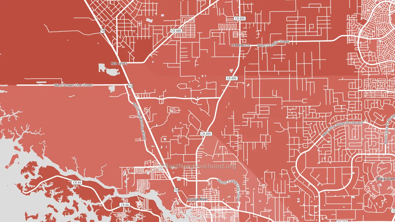 34428, FL block-group political-lean map