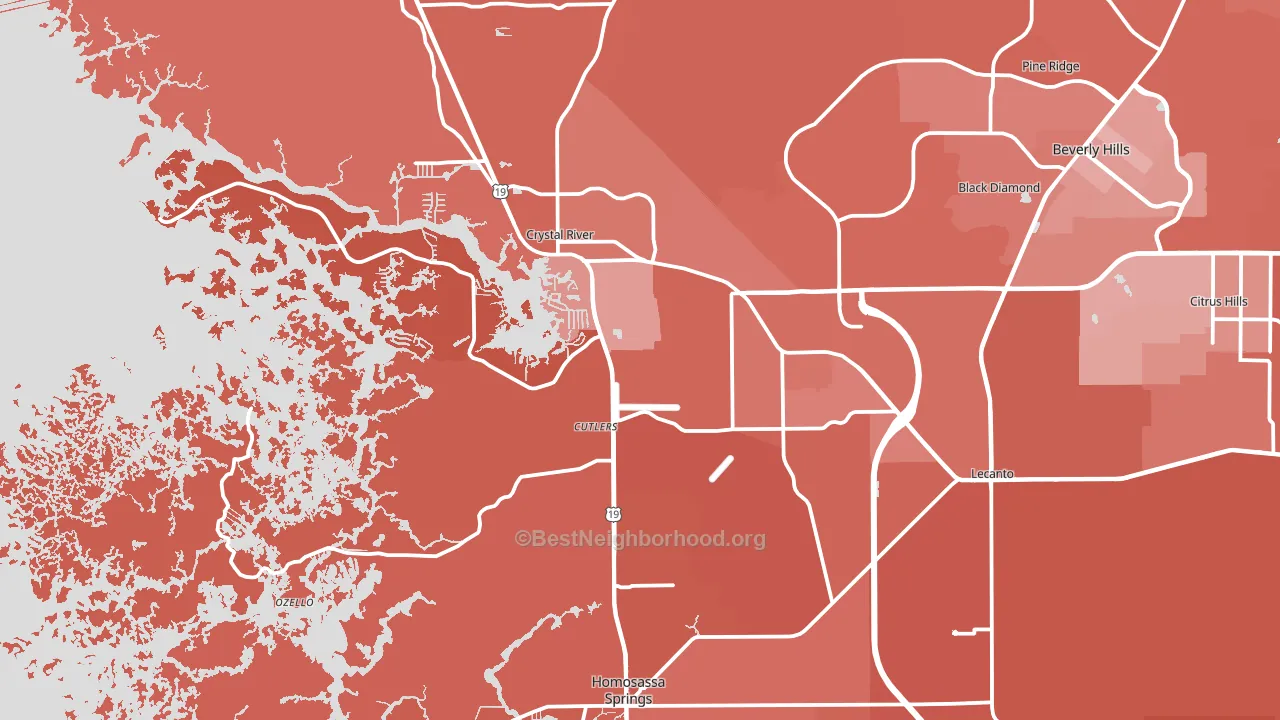 34429, FL block-group political-lean map