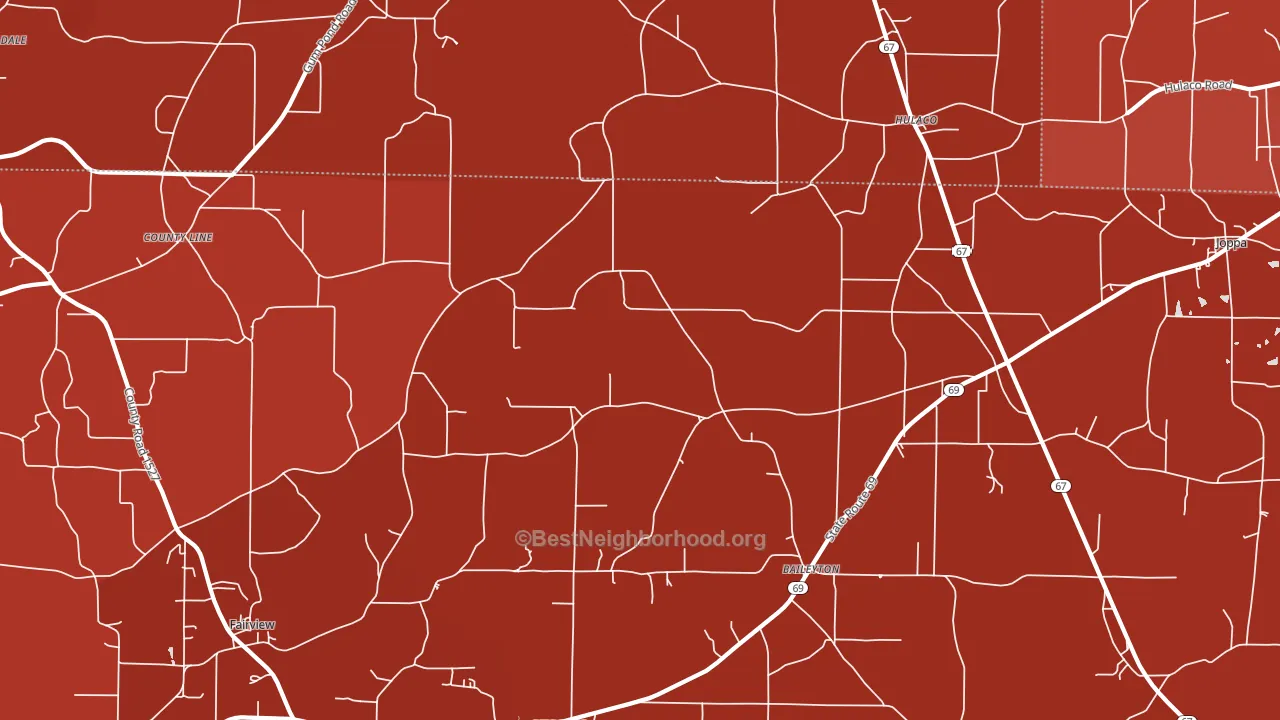 35019, AL block-group political-lean map