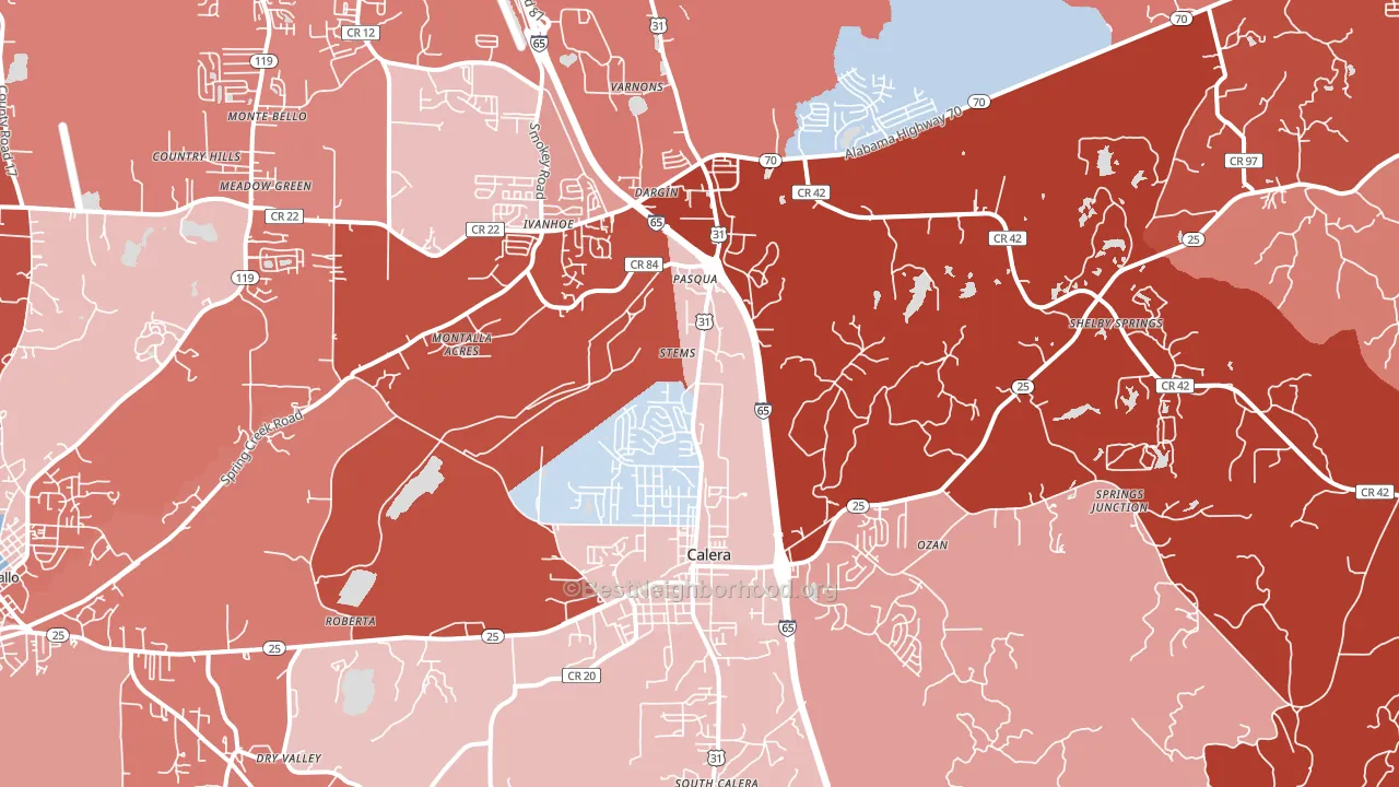 35040, AL block-group political-lean map