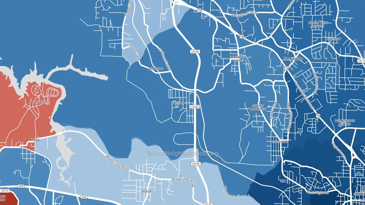 35060, AL block-group political-lean map