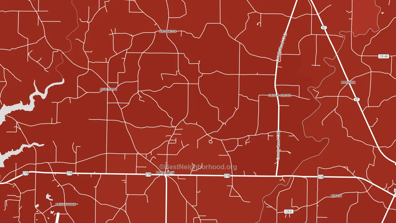 35083, AL block-group political-lean map