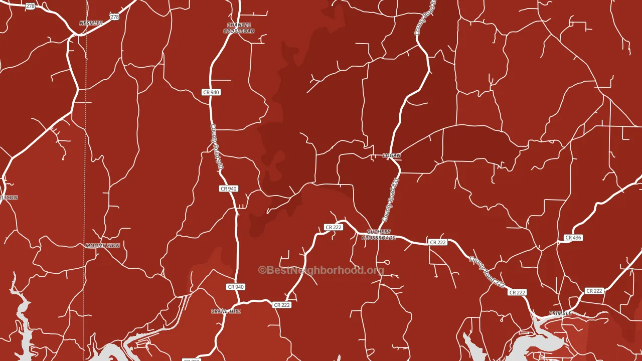 35098, AL block-group political-lean map