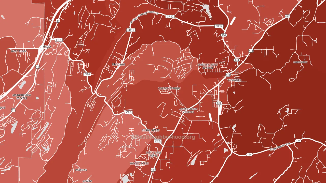 35120, AL block-group political-lean map