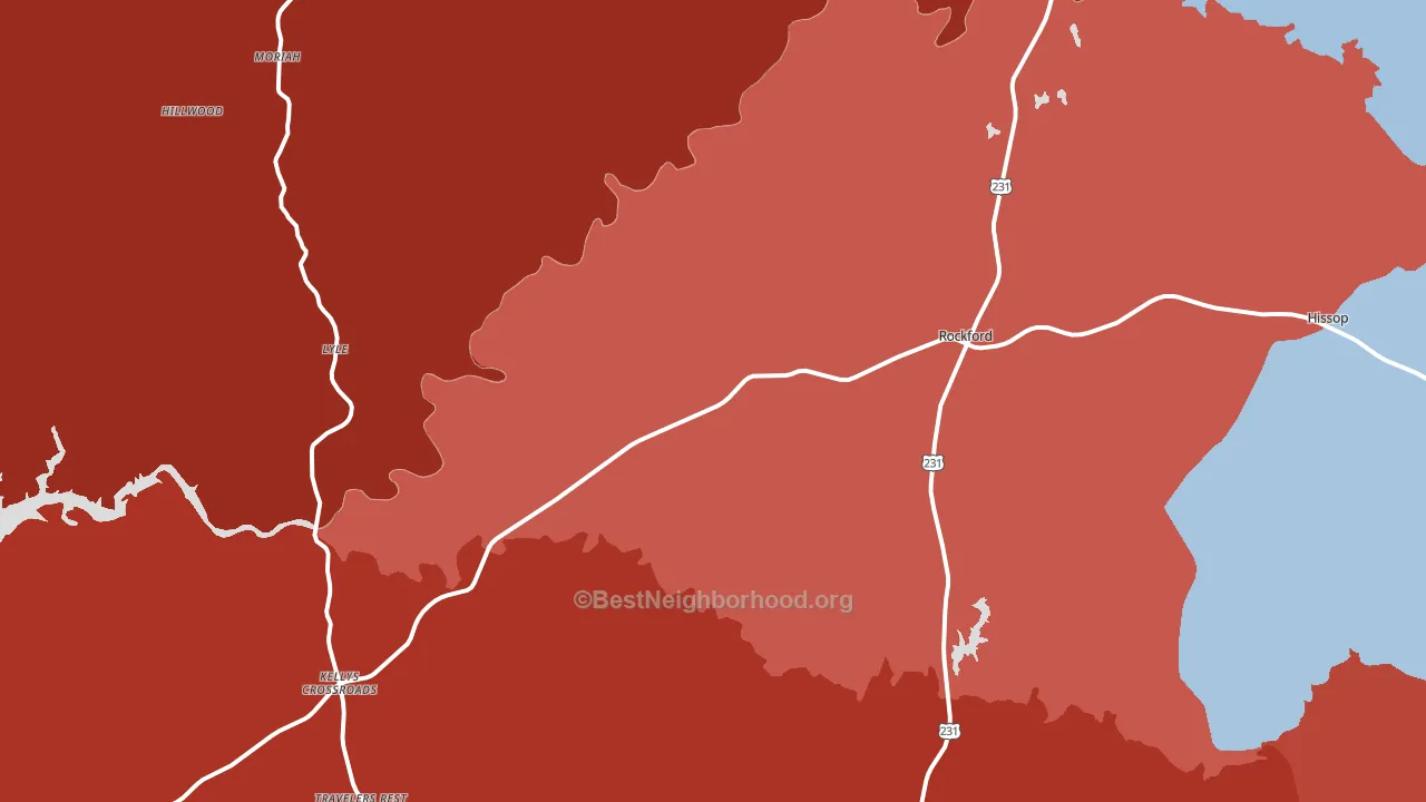 35136, AL block-group political-lean map