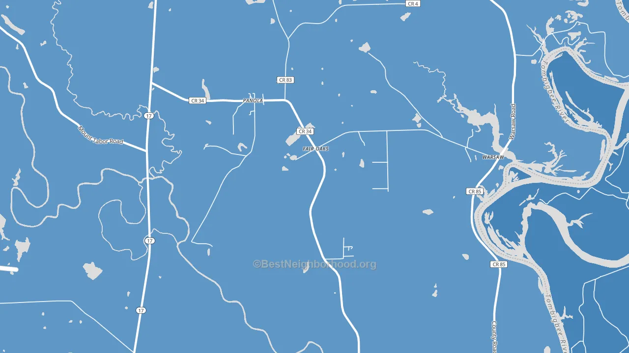 35477, AL block-group political-lean map