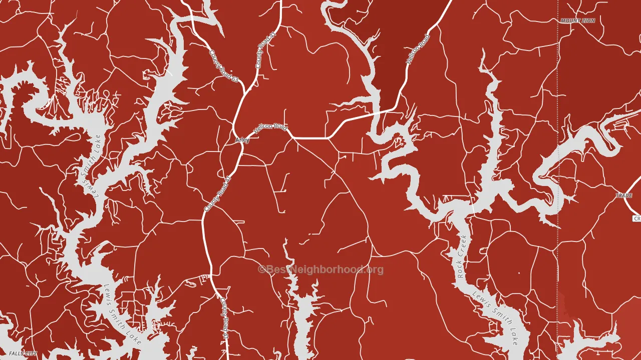 35541, AL block-group political-lean map