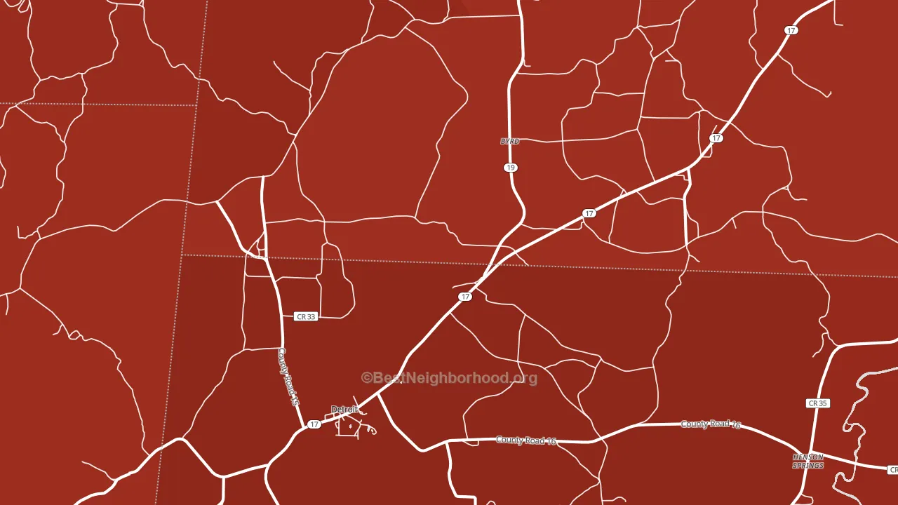 35552, AL block-group political-lean map