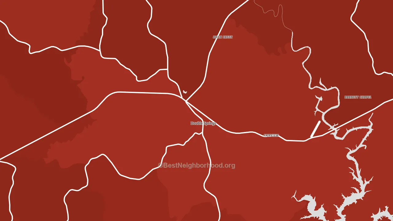 35553, AL block-group political-lean map