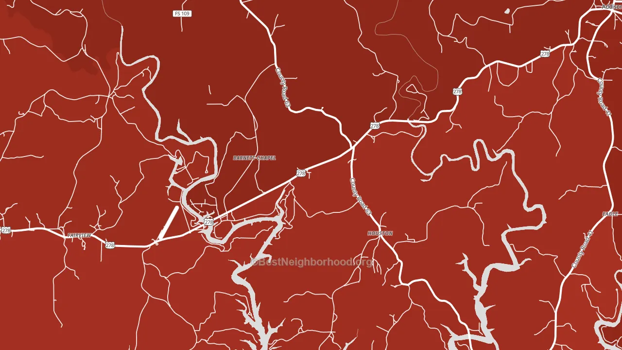35572, AL block-group political-lean map