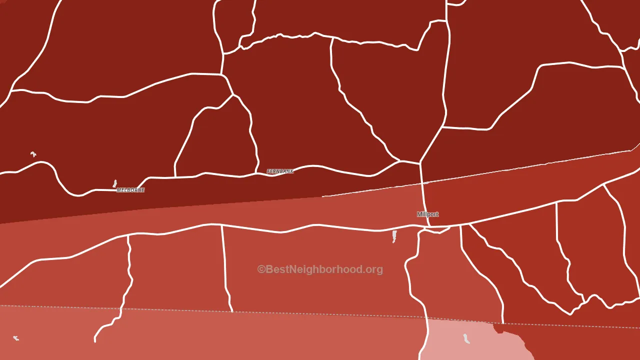 35576, AL block-group political-lean map