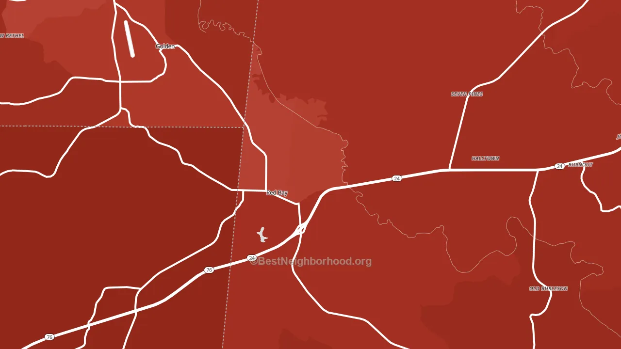 35582, AL block-group political-lean map
