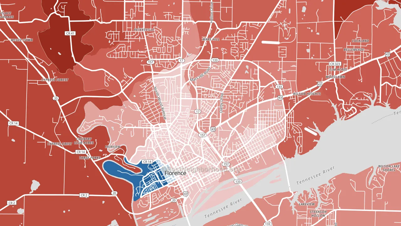 35630, AL block-group political-lean map