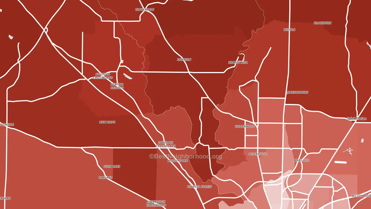 35633, AL block-group political-lean map