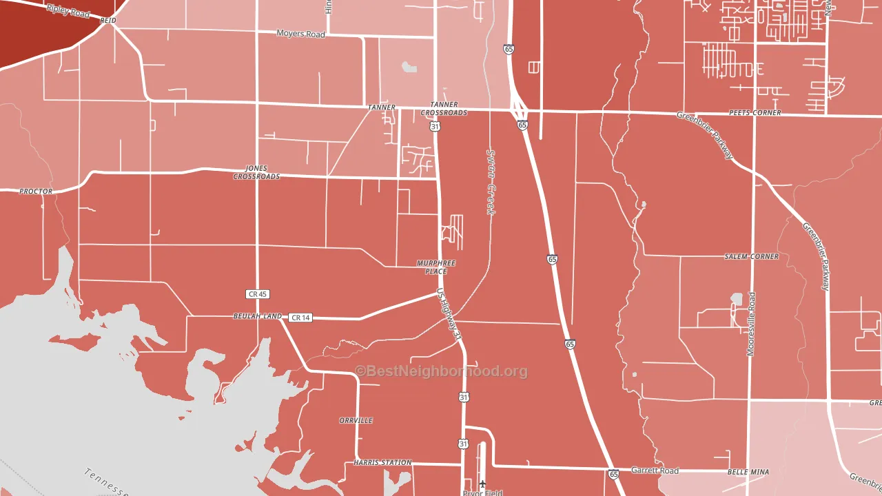 35671, AL block-group political-lean map
