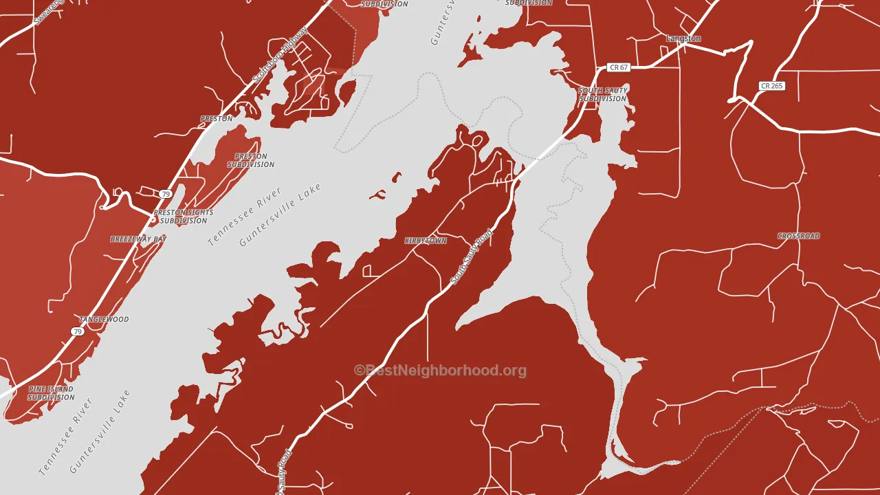 35755, AL block-group political-lean map