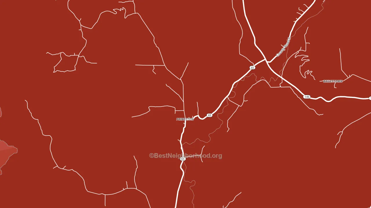 35766, AL block-group political-lean map