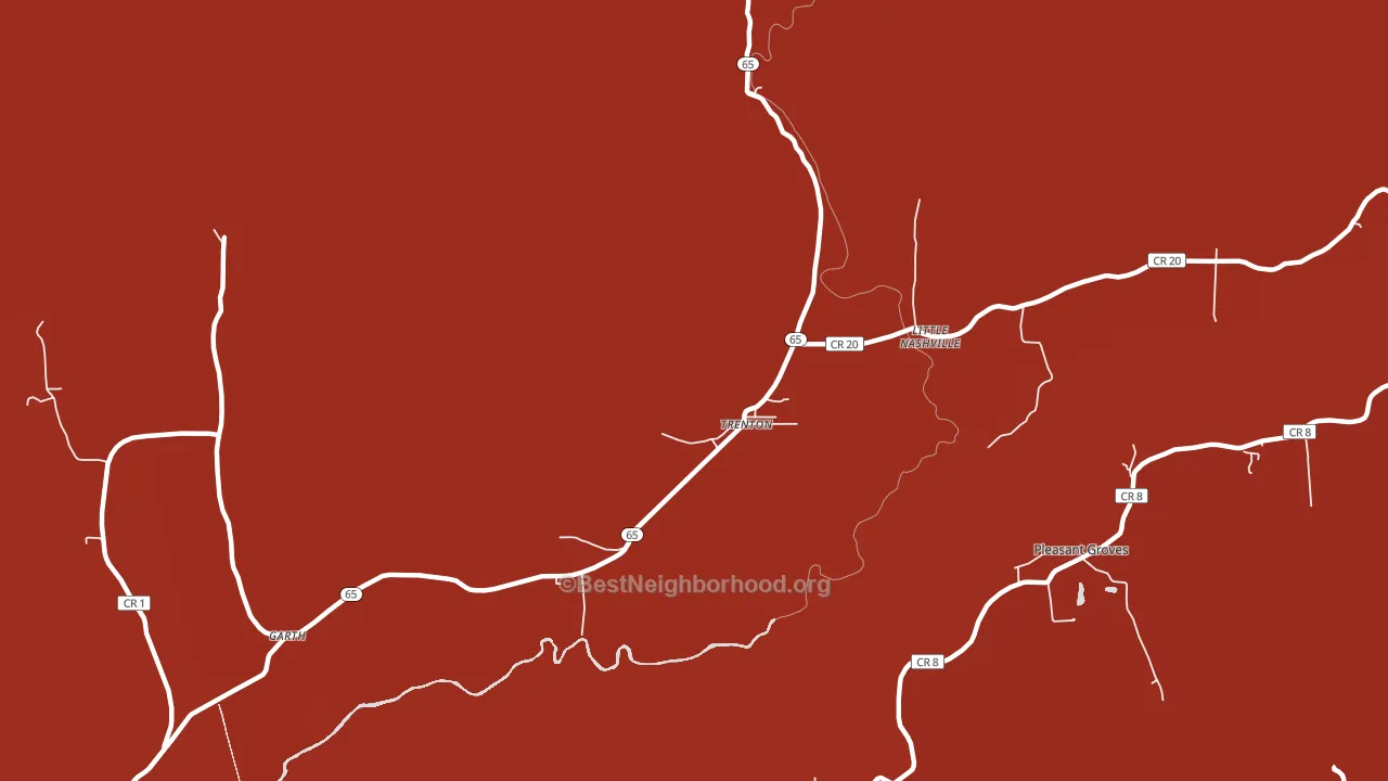 35774, AL block-group political-lean map