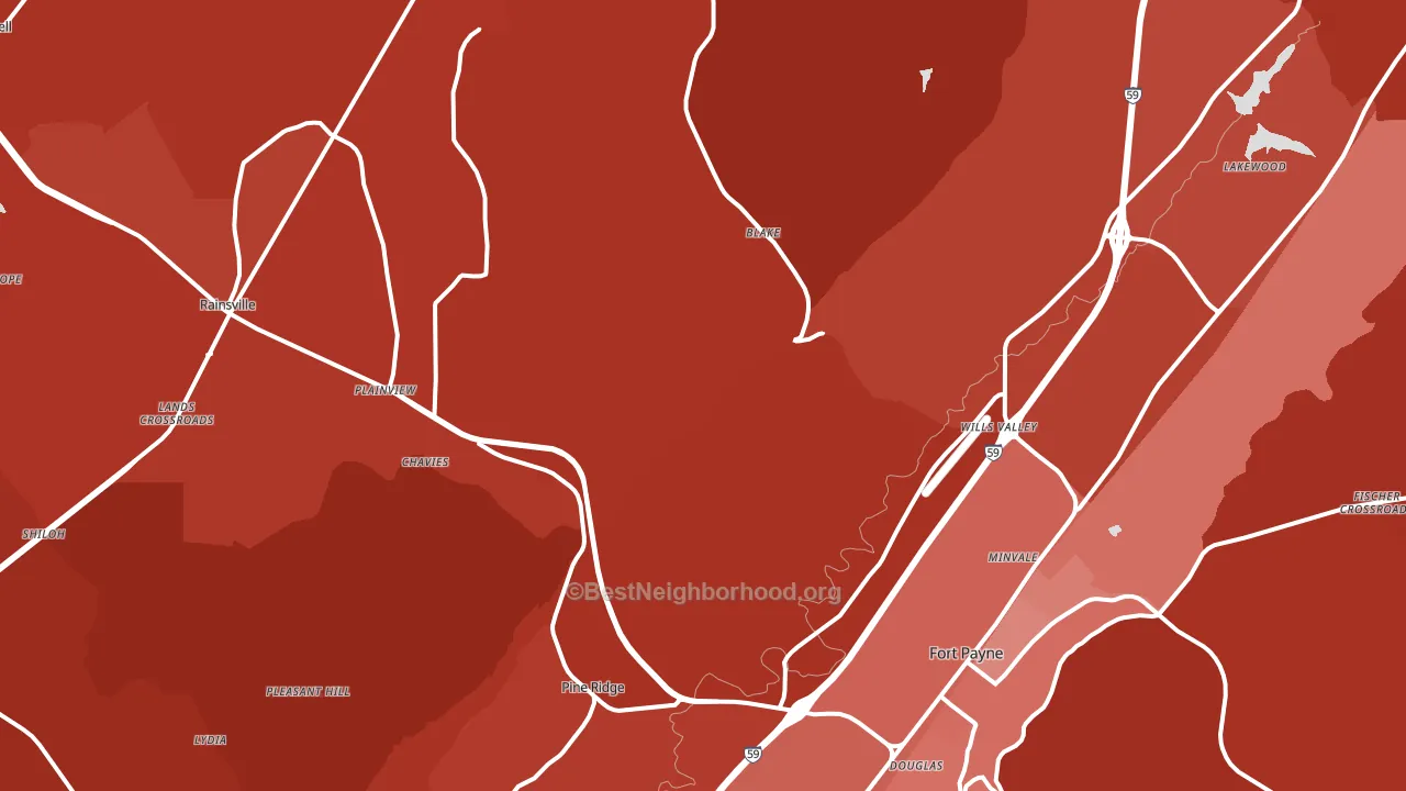 35968, AL block-group political-lean map