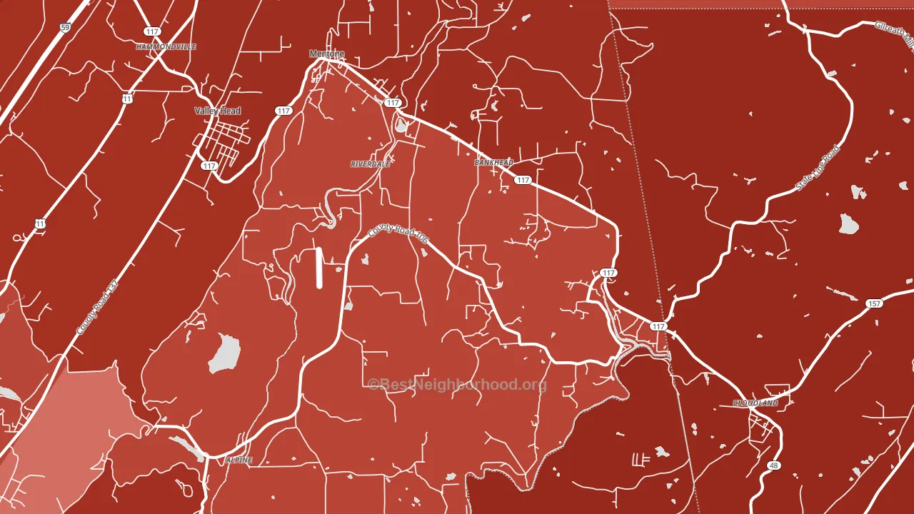 35984, AL block-group political-lean map