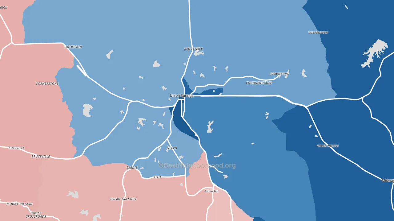 36089, AL block-group political-lean map
