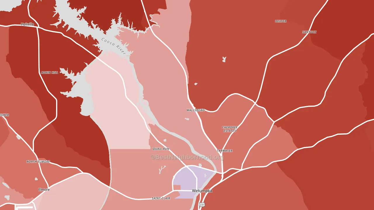 36092, AL block-group political-lean map