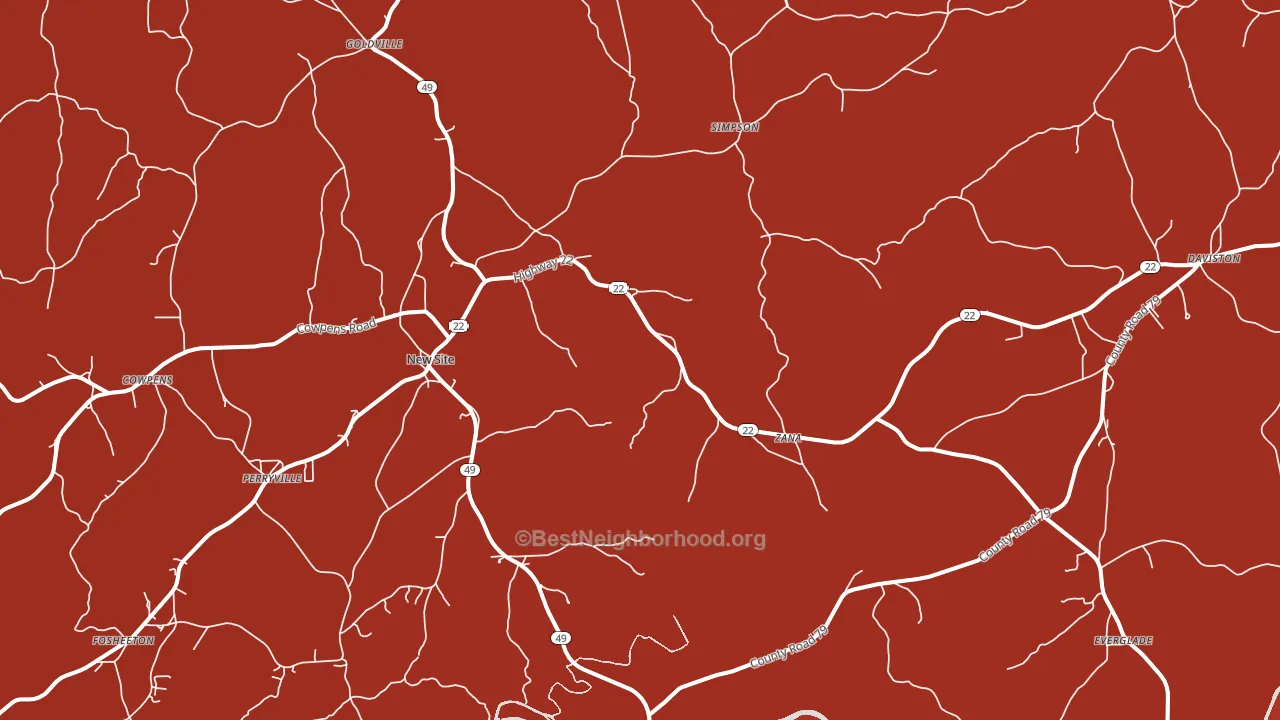 36256, AL block-group political-lean map