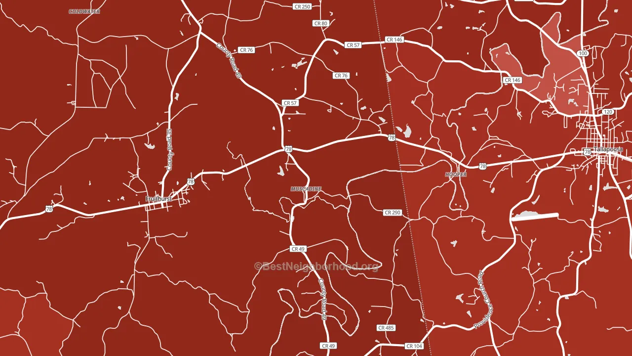36269, AL block-group political-lean map