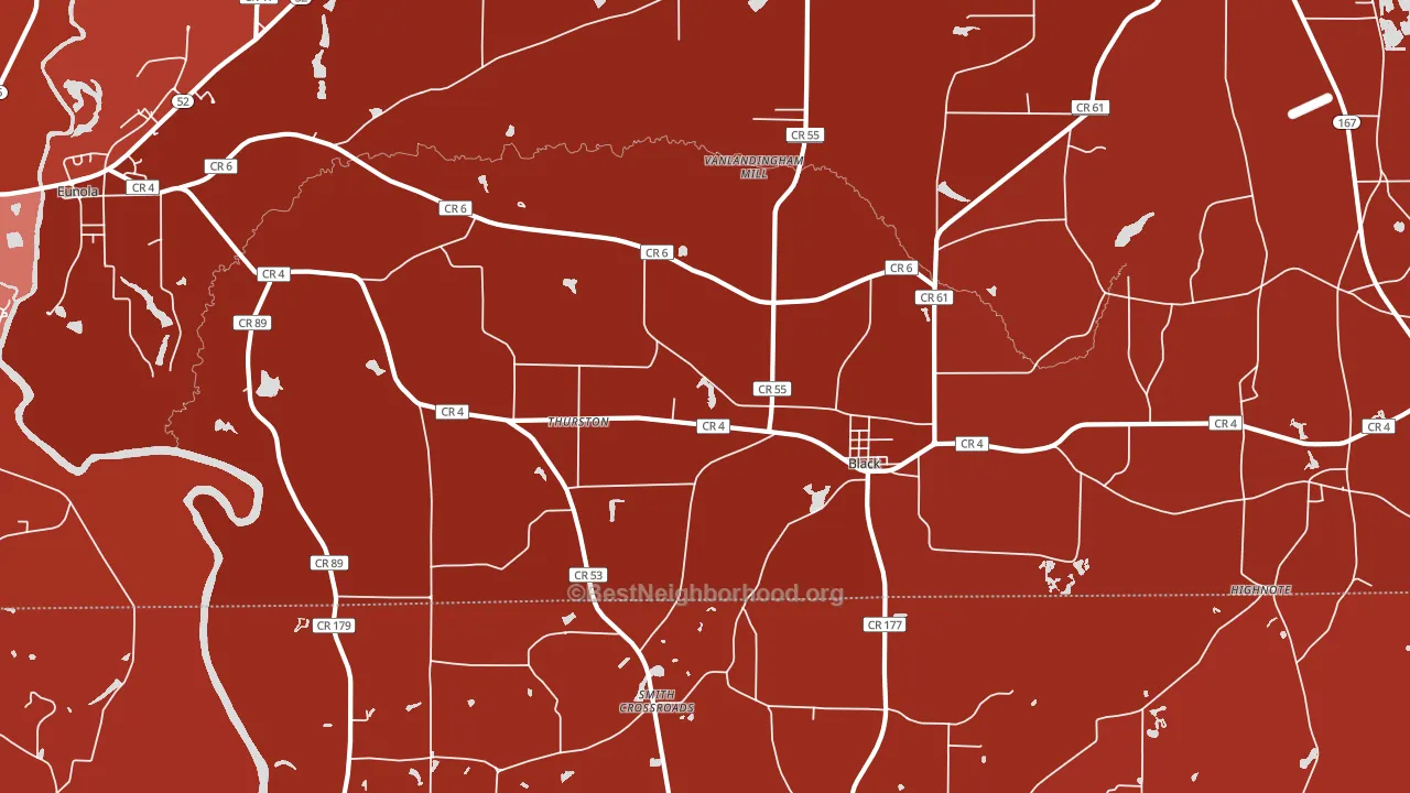 36314, AL block-group political-lean map