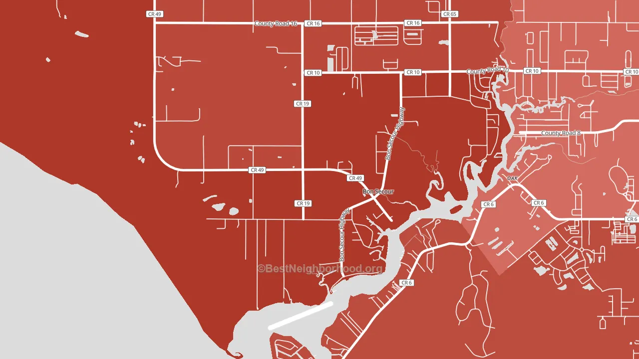 36511, AL block-group political-lean map