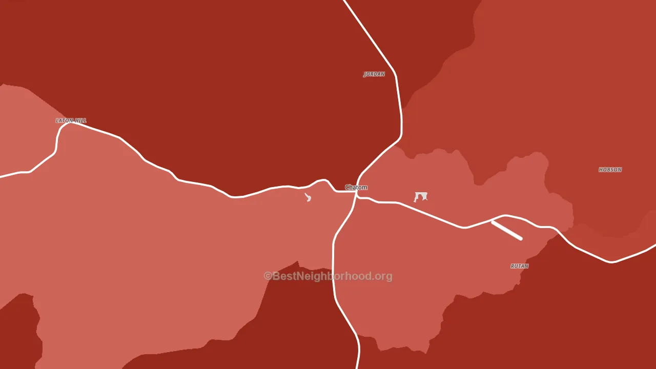 36518, AL block-group political-lean map
