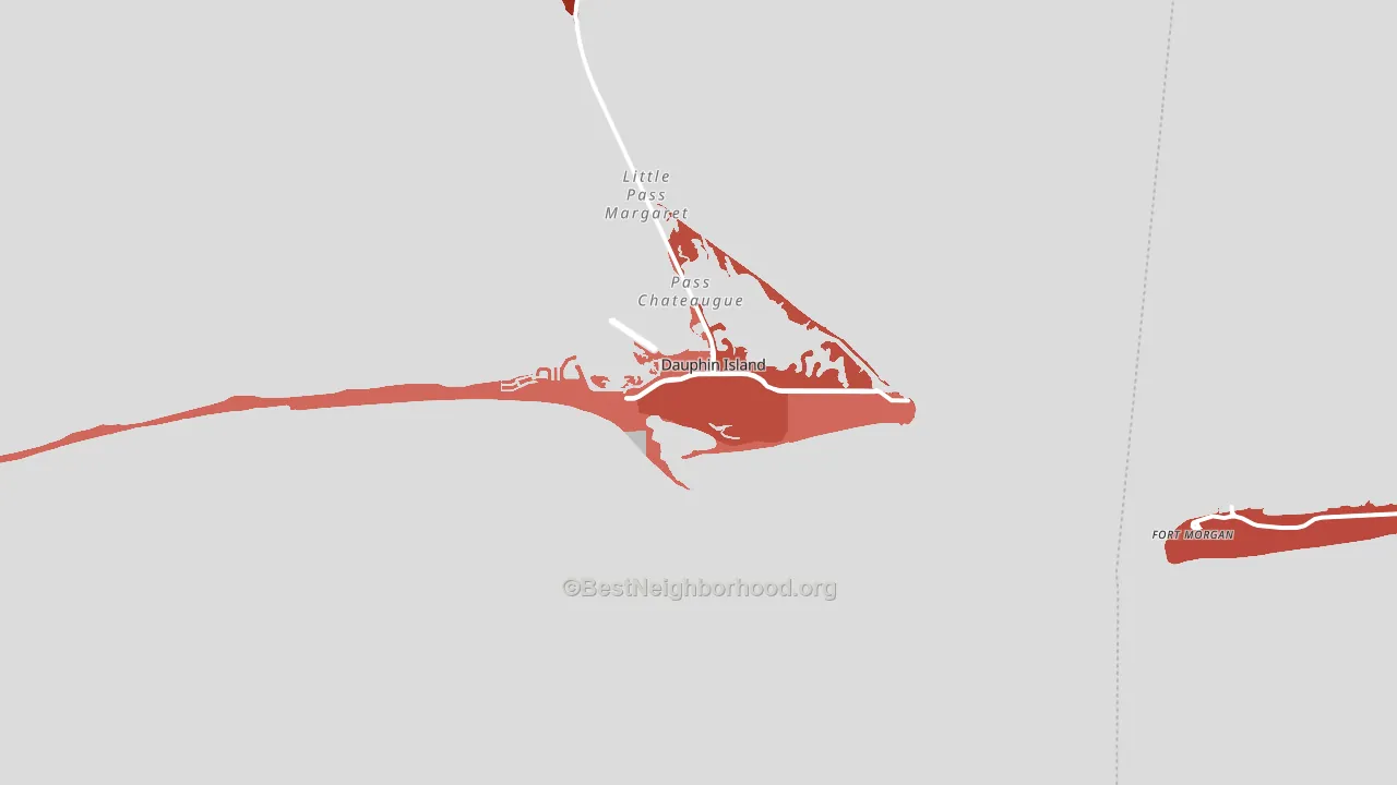 36528, AL block-group political-lean map