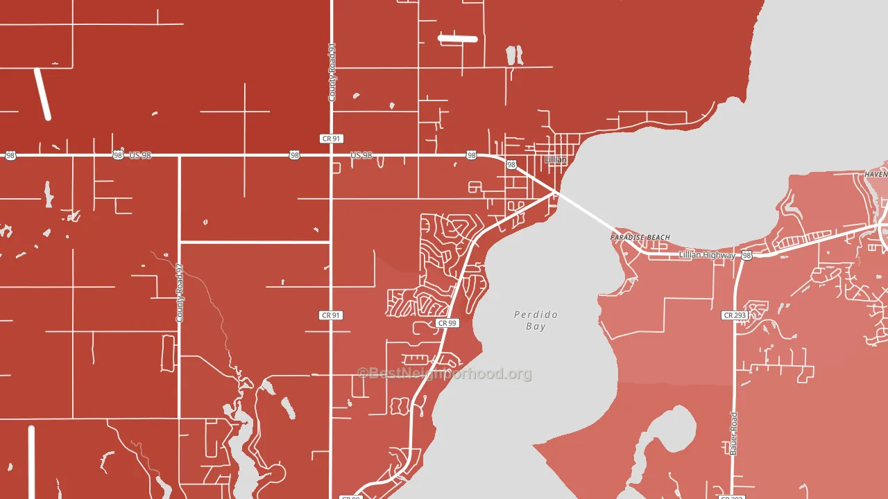 36549, AL block-group political-lean map