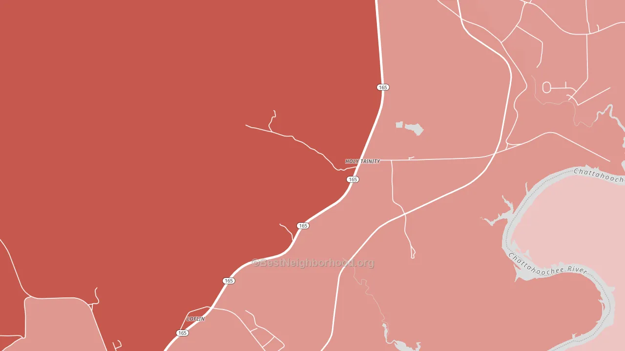 36859, AL block-group political-lean map