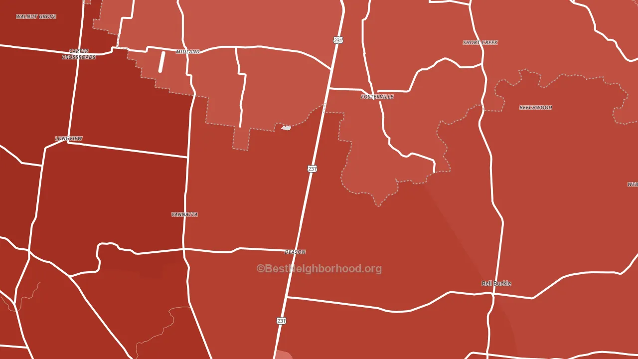 37020, TN block-group political-lean map