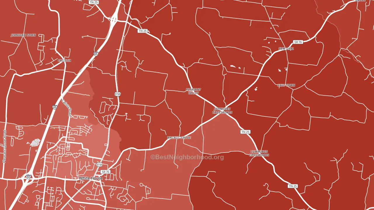 37048, TN block-group political-lean map