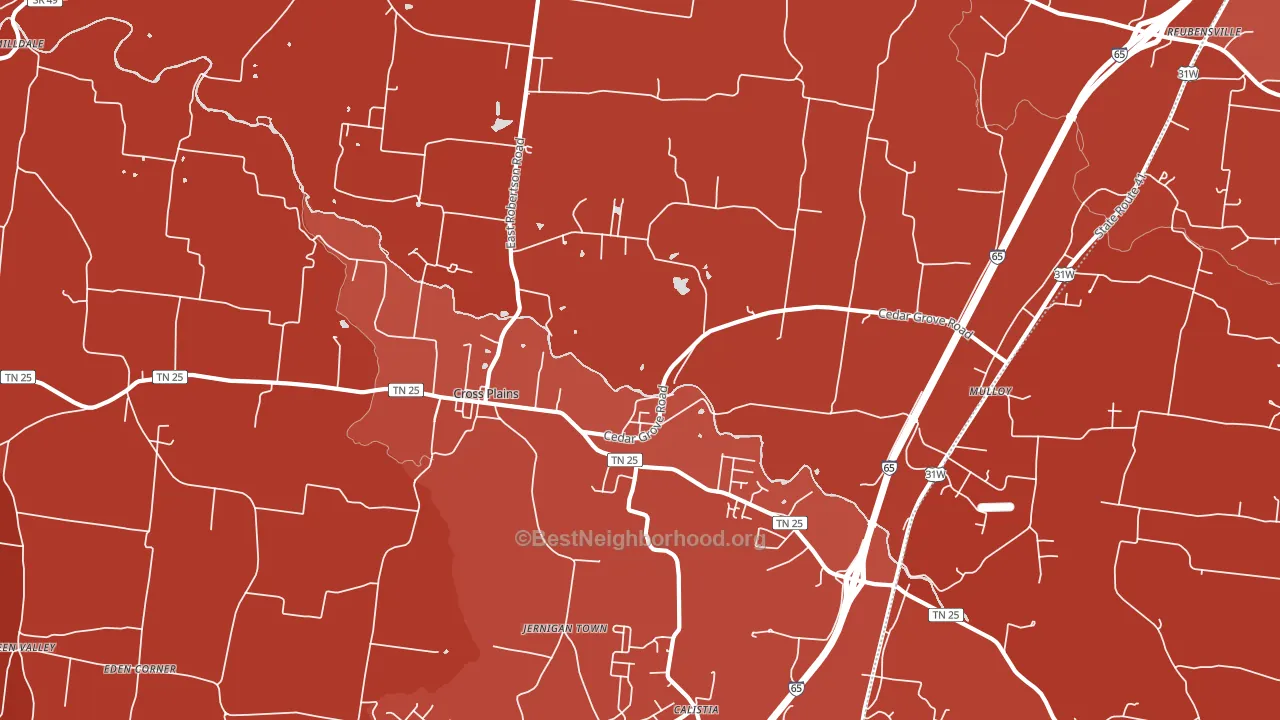 37049, TN block-group political-lean map