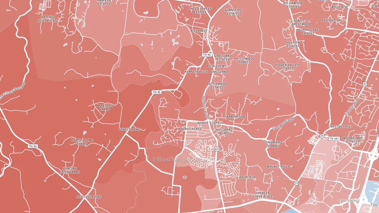 37069, TN block-group political-lean map