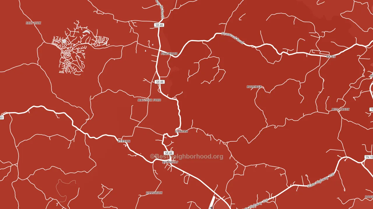37137, TN block-group political-lean map