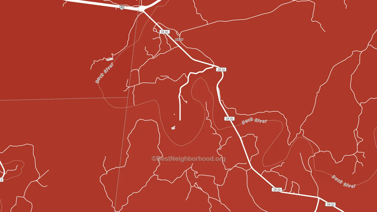 37140, TN block-group political-lean map