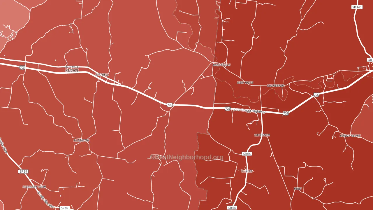 37149, TN block-group political-lean map
