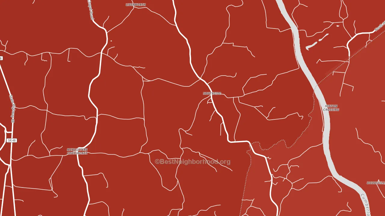 37171, TN block-group political-lean map