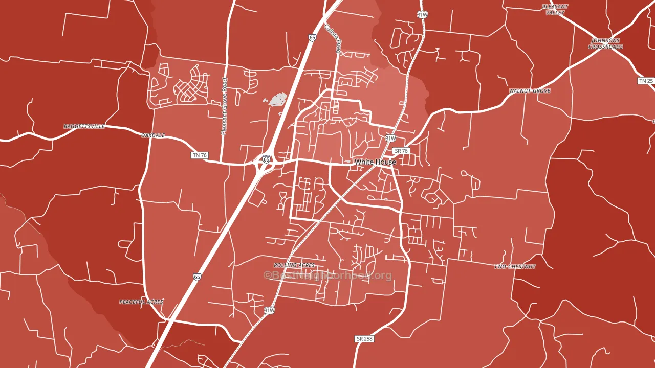 37188, TN block-group political-lean map