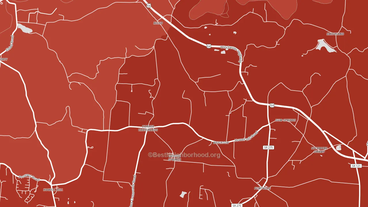 37348, TN block-group political-lean map