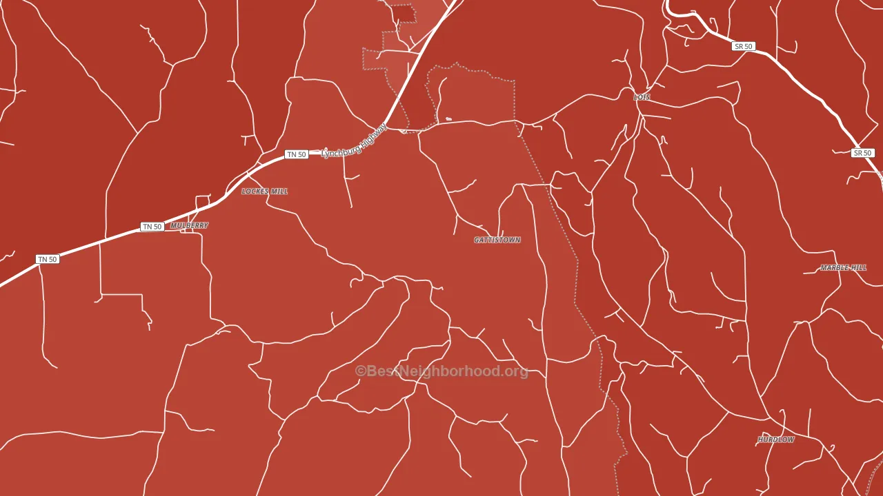 37359, TN block-group political-lean map