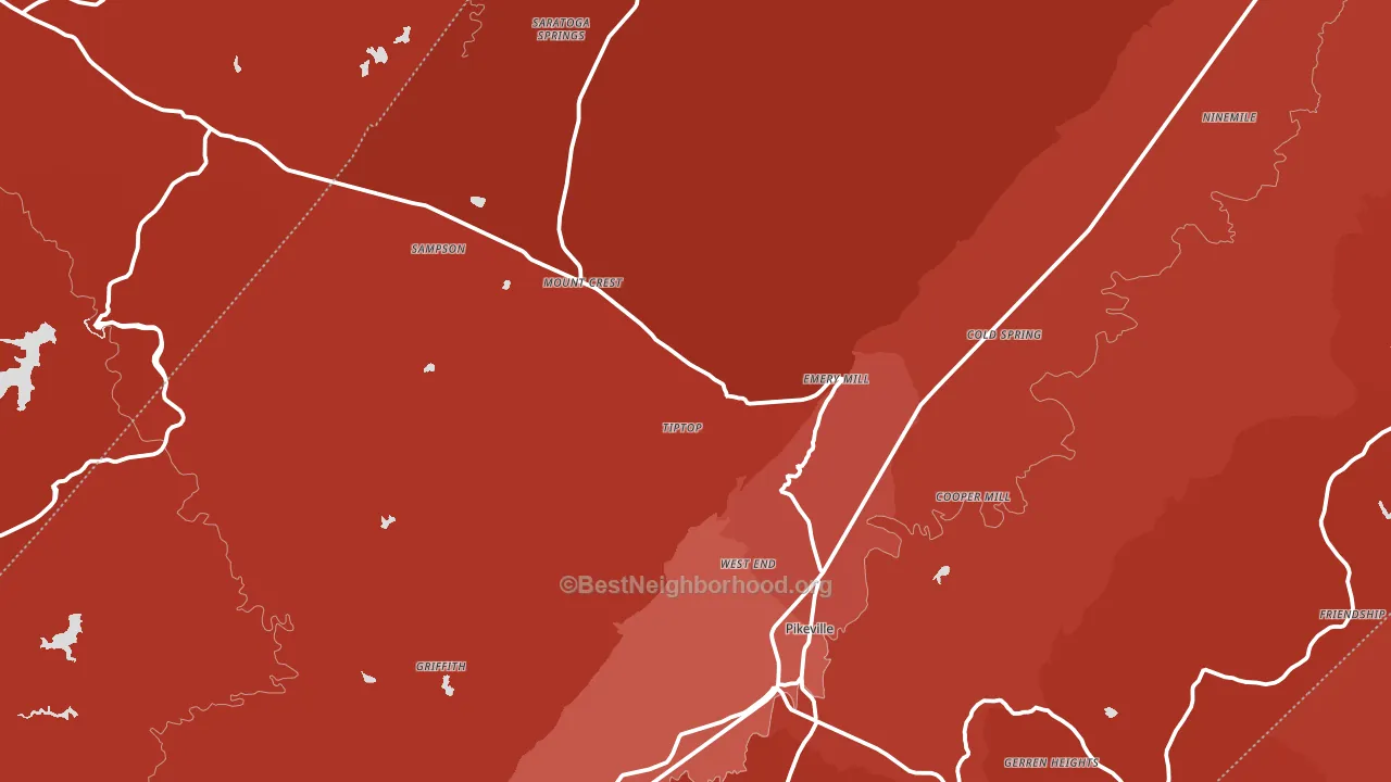 37367, TN block-group political-lean map